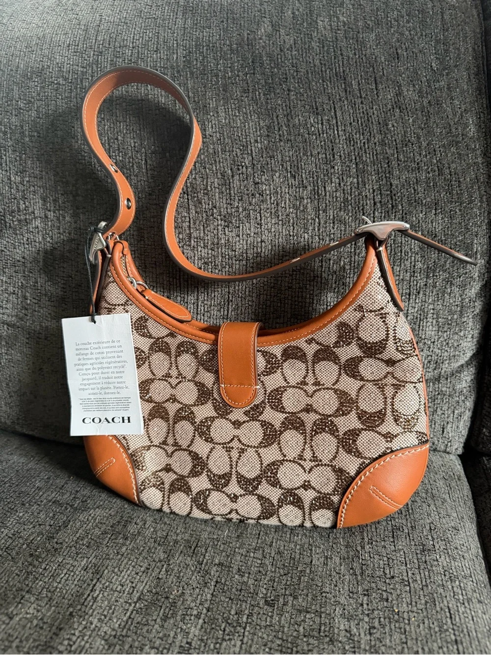 Coach Limited Edition Hampton’s Hobo Crystal Jacquard